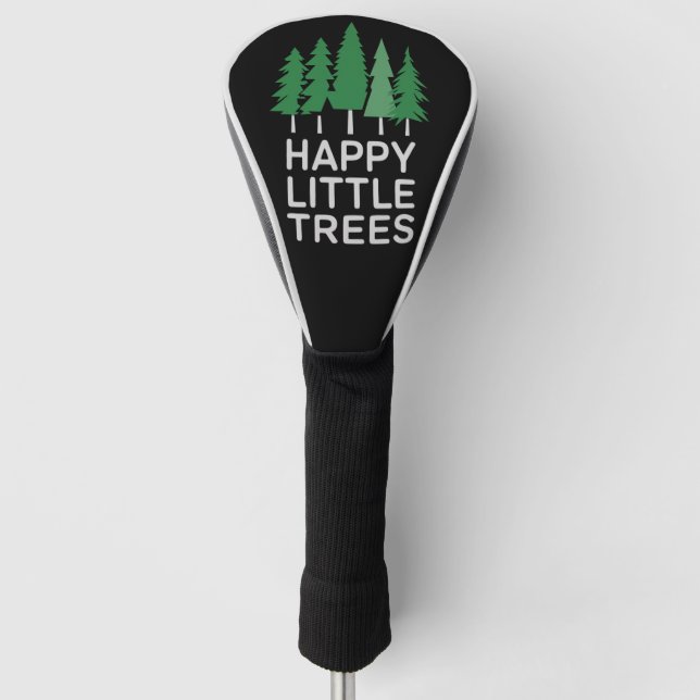Couvre-club De Golf Drôle Joyeux Petits Arbres Cadeaux Camping (Devant)