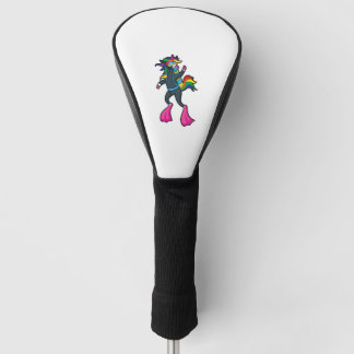 Couvre-club De Golf Drôle Plongée Plongée Plongée Unicorn Fille Plonge