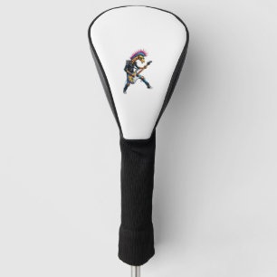 Couvre-club De Golf Drôle Punk Giraffe, Rock'n Roll Goth Giraffe, Guit