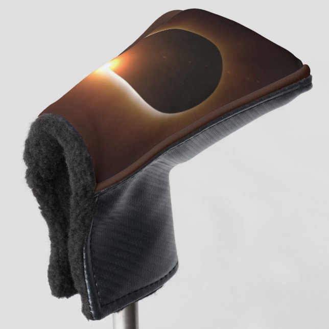 Couvre-club De Golf Éclipse solaire totale (Devant 3/4)