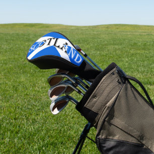 Couvre-club De Golf Écosse inversée sur le Drapeau écossais dccn
