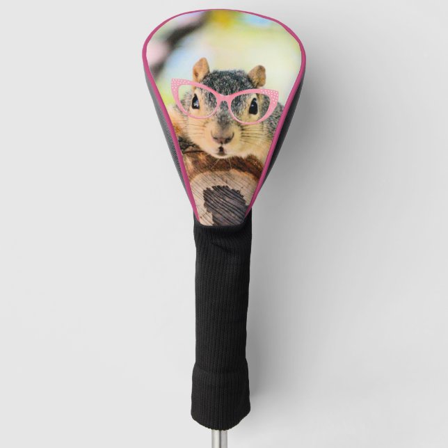 Couvre-club De Golf Écureuil chic (Devant)