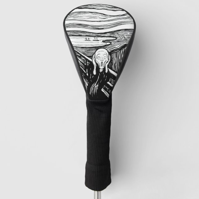 Couvre-club De Golf Edvard Munch - La lithographie de cri (Devant)