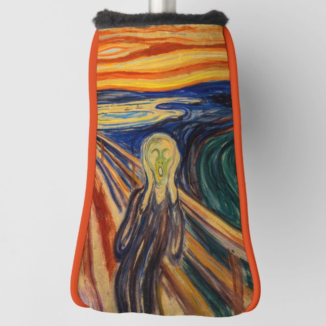 Couvre-club De Golf Edvard Munch - Le cri 1910 (Tourné à 90°)