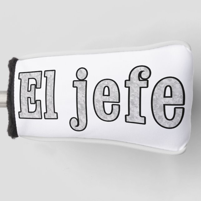 Couvre-club De Golf El jefe est le patron (Devant)