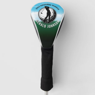 Couvre-club De Golf Elégant Homme Golf Monogramme Design