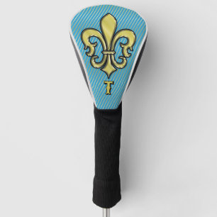 Couvre-club De Golf Élégant modèle de golf personnalisé Fleur De Lis