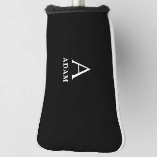 Couvre-club De Golf Elegant monogram initial name personalized Player