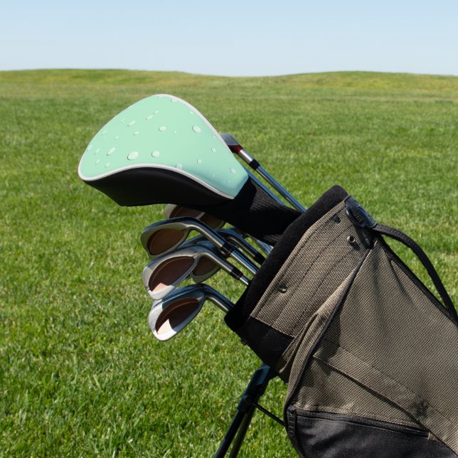 Couvre-club De Golf Elégant Raindrop Design Golf Head Cover (In Situ)