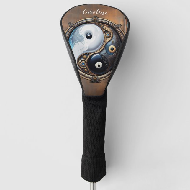 Couvre-club De Golf Élégant signe du Yin yang (Devant)