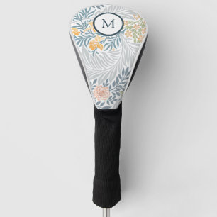 Couvre-club De Golf Élégant Tropical Floral patron monogramme