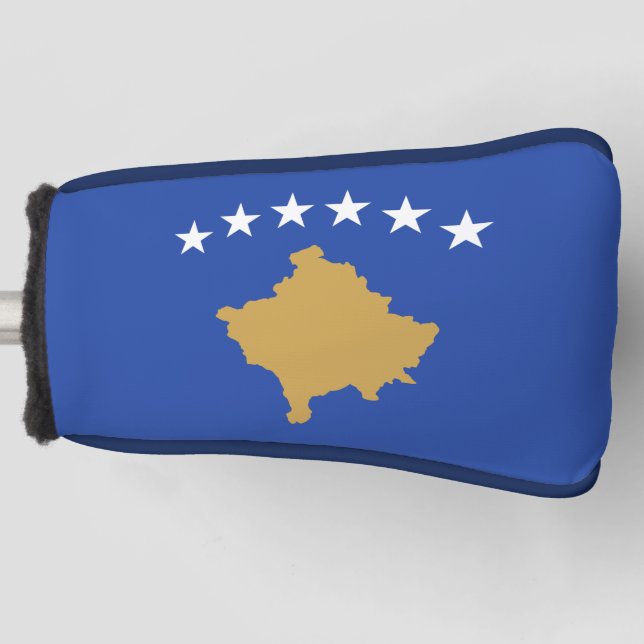 Couvre-club De Golf Emblème de la République du Kosovo (Devant)