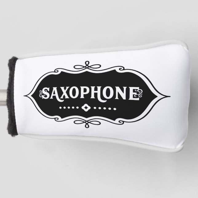 Couvre-club De Golf Emblème du saxophone (Devant)