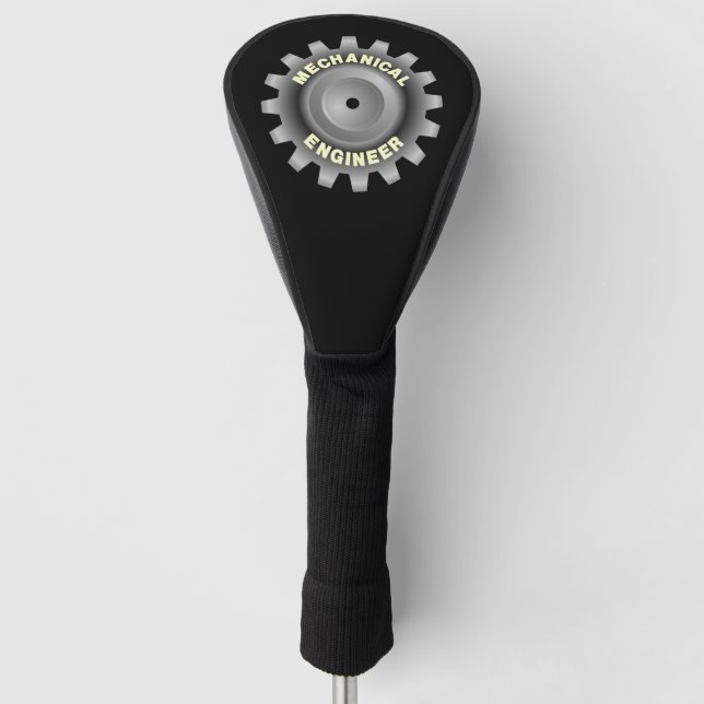Couvre-club De Golf Engin mécanique Gray (Devant)
