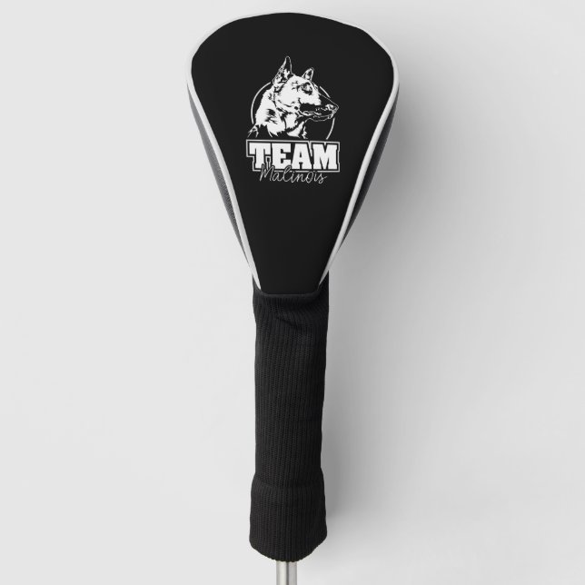 Couvre-club De Golf Équipe de Belgique Berger chien de Malinois (Devant)