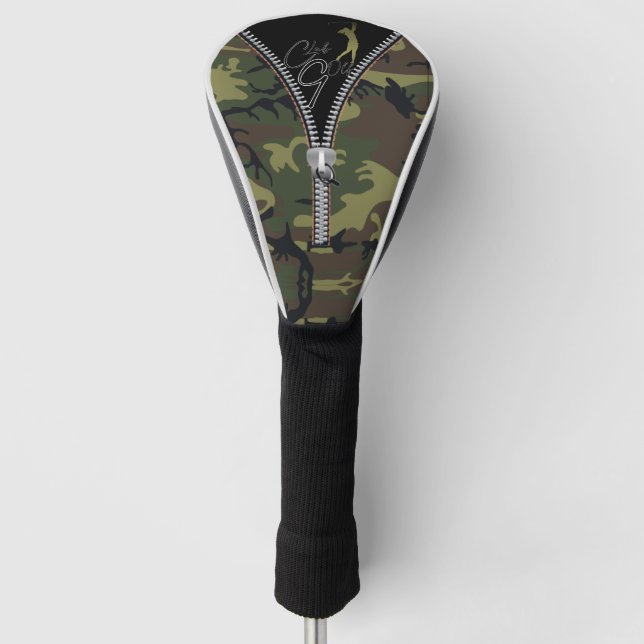 Couvre-club De Golf  estilo militar con cremallera (Devant)