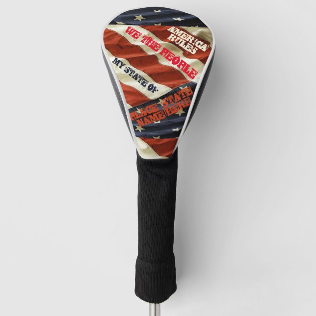 COUVRE-CLUB DE GOLF ÉTATS-UNIS (Devant)