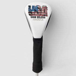 Couvre-club De Golf États-Unis Dieu bénisse l'Amérique