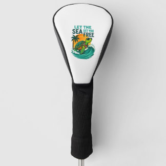 Couvre-club De Golf Été cool - Vibes de tortues marines