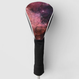 Couvre-club De Golf Étoiles Étoilées Motif Galaxie Espace Spatial