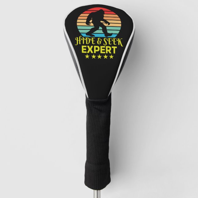 Couvre-club De Golf Expert de cache-cache Bigfoot drôle (Devant)