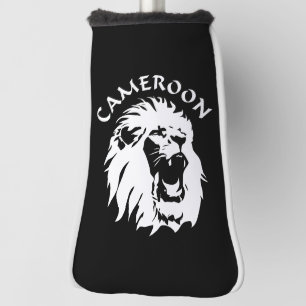 Couvre-club De Golf Face de lion rugissant - Cameroun