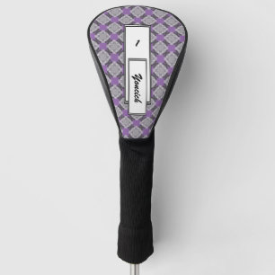 Couvre-club De Golf Faded Circle Grid par Kenneth Yoncich