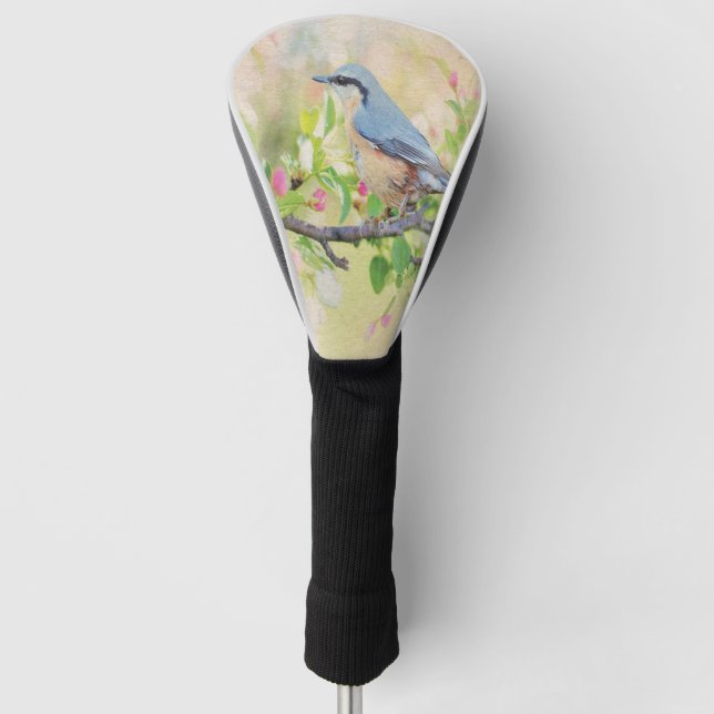Couvre-club De Golf Fanatique d'oiseaux (Devant)