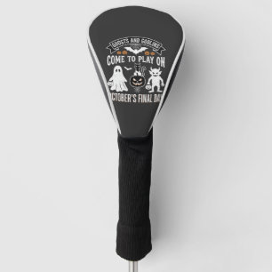 Couvre-club De Golf Fantômes et Gobelins Halloween Octobre Dernier Jou