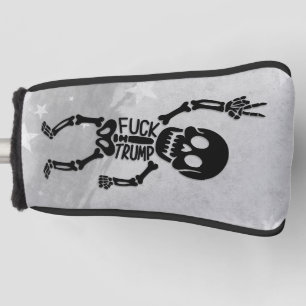 Couvre-club De Golf FDT Trump Funny Anti Trump Skeleton