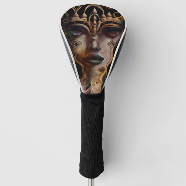 Couvre-club De Golf Femme égyptienne ancienne Abstraite (Devant)