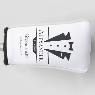 Couvre-club De Golf Fête de mariage Tuxedo Cadeaux Groomsman