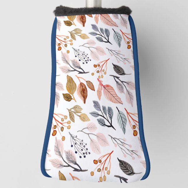 Couvre-club De Golf feuille d'arbre (Tourné à 90°)