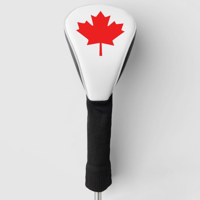 Couvre-club De Golf Feuille d'érable du Canada (Devant)
