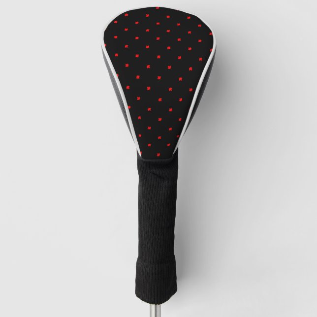 Couvre-club De Golf Feuille d'érable du chalet canadien (Devant)