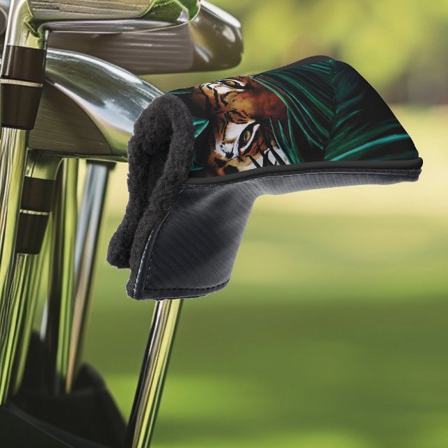 Couvre-club De Golf Feuilles de la jungle verte de Tiger (Créateur téléchargé)
