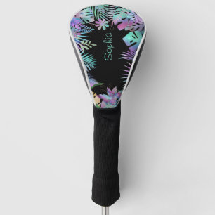 Couvre-club De Golf Feuilles tropicaux Iridescendant, do-it-yourself N