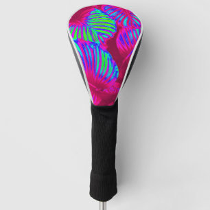 Couvre-club De Golf Feuilles tropicaux Rainbow
