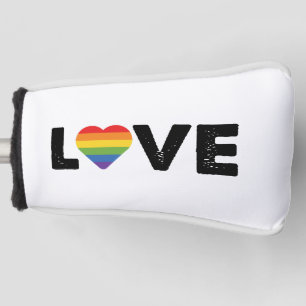 Couvre-club De Golf Fierté Amour est Amour Égalité Gay Arc-en-ciel LGB