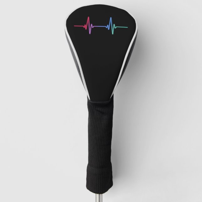 Couvre-club De Golf Fierté arc-en-ciel alliée LGBTQ (Devant)