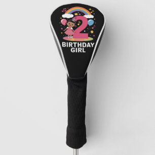 Couvre-club De Golf Fille de deux ans anniversaire Fille mignonne 2ème