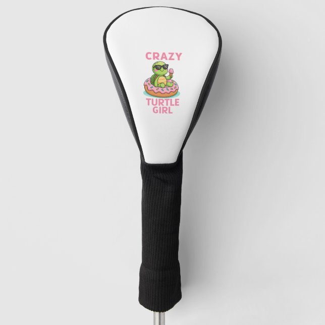 Couvre-club De Golf Fille de tortue (Devant)