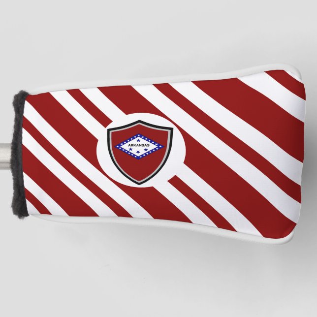 Couvre-club De Golf Flag de l'Arkansas (Devant)