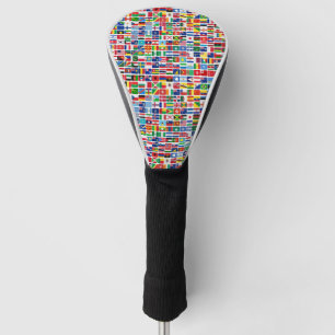 Couvre-club De Golf Flags de la nation World All Countries