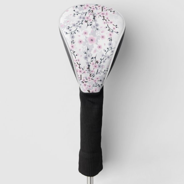 Couvre-club De Golf Fleur de cerisier rose pâle  (Devant)