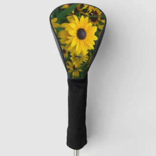 Couvre-club De Golf Fleur jaune mystique