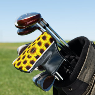 Couvre-club De Golf Fleurs de soleil