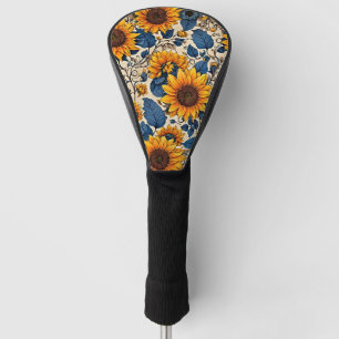 Couvre-club De Golf Fleurs de tournesol : Élégance du tournesol