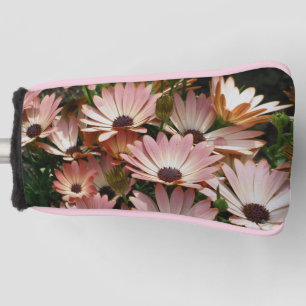 Couvre-club De Golf Fleurs marguerites africaines roses