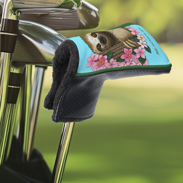 Couvre-club De Golf Fleurs roses parentes (Créateur téléchargé)
